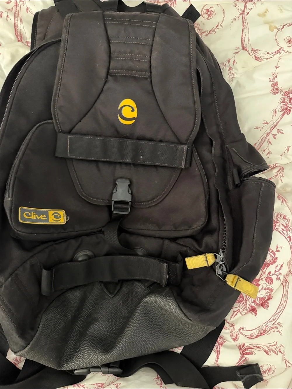 vintage 90s/Y2K Clive skateboard/snowboard backpack
